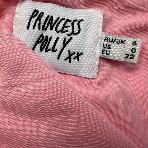 Princess Polly Pink Floral Bodycon Slip Dress - Picture 6 of 7
